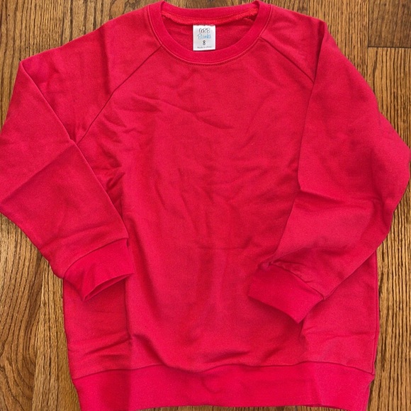 Red and grey girls sweatshirts size 8 NWT - Picture 2 of 5